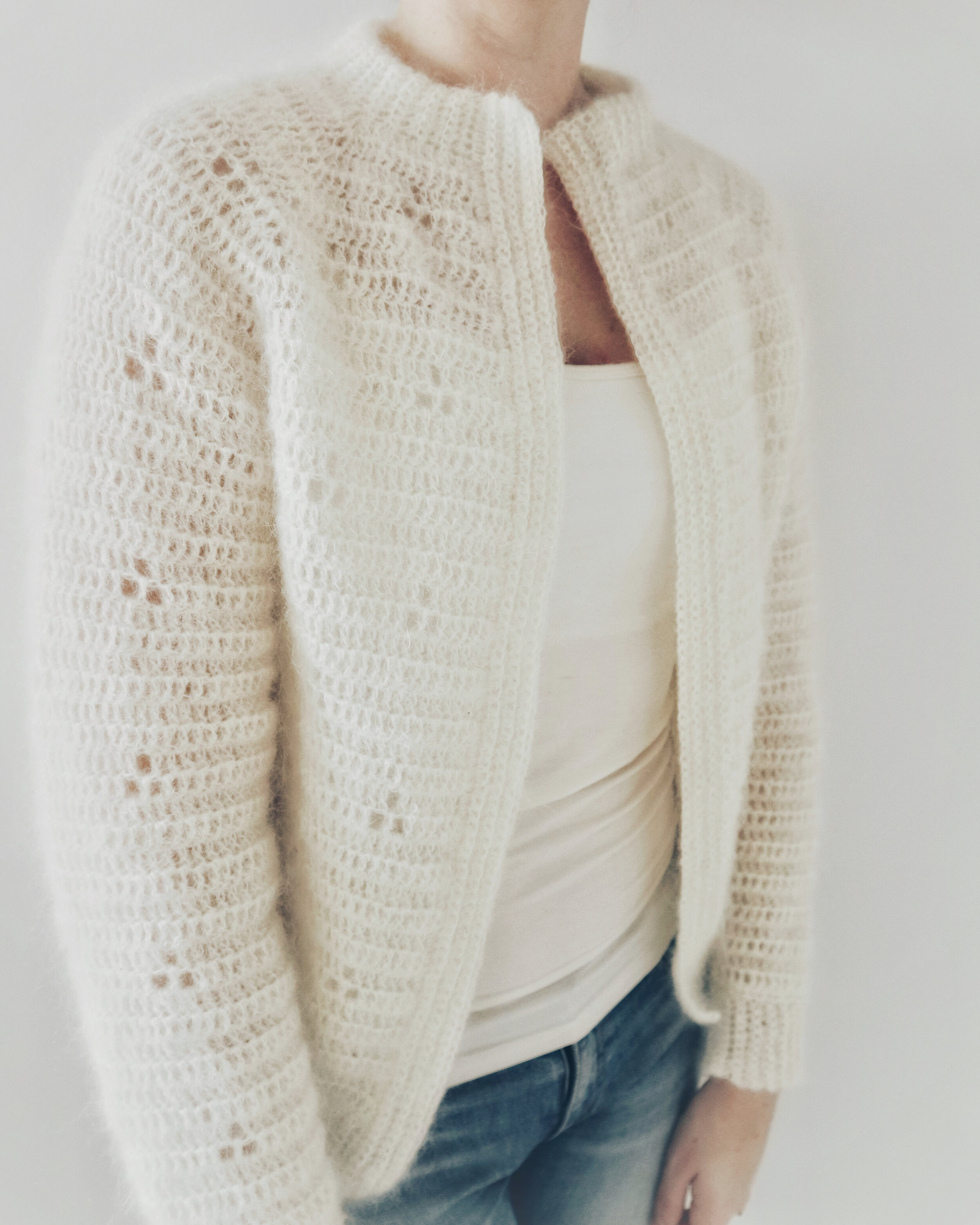 How to frog mohair + mohair cardigan crochet pattern — Coffee